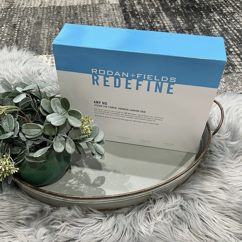 Rodan + Fields Redefine AMP MD System Anti-Aging‎ Brand New in Box With Roller